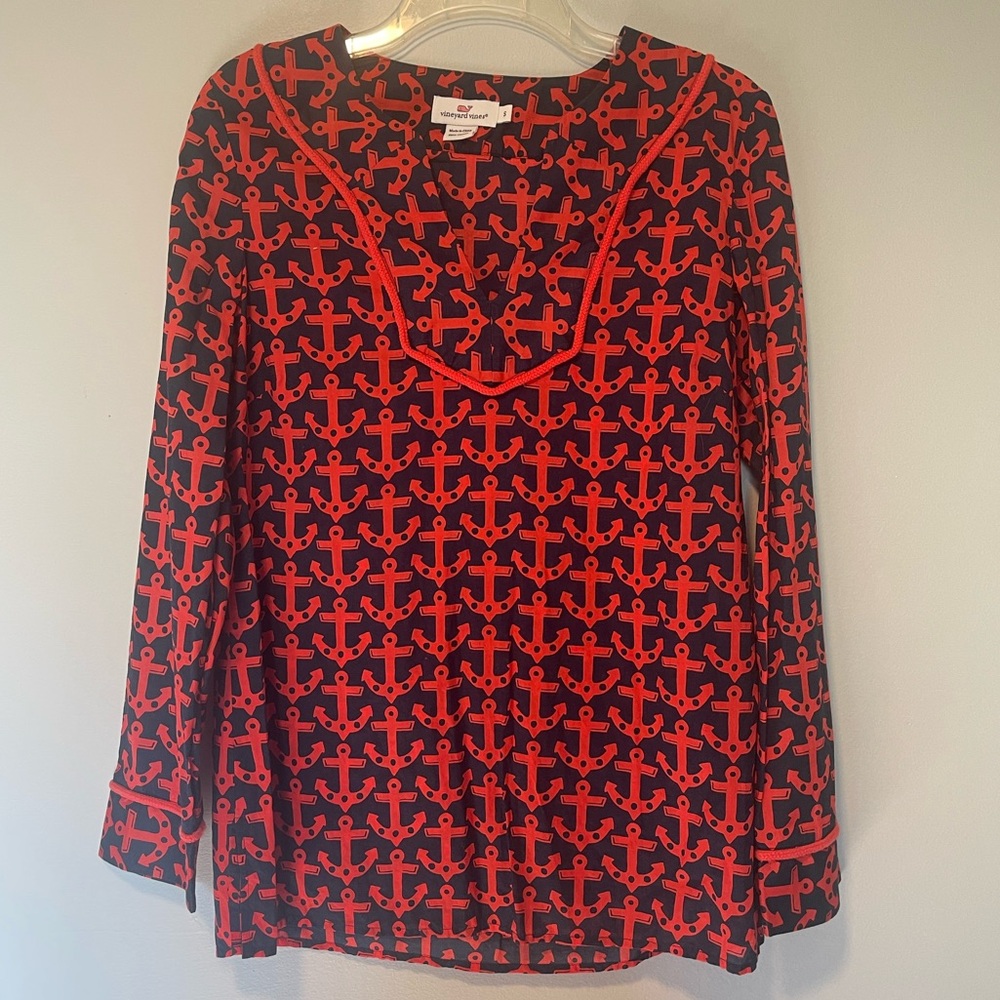 Vineyard Vines Women’s V Neck Tunic Sz S